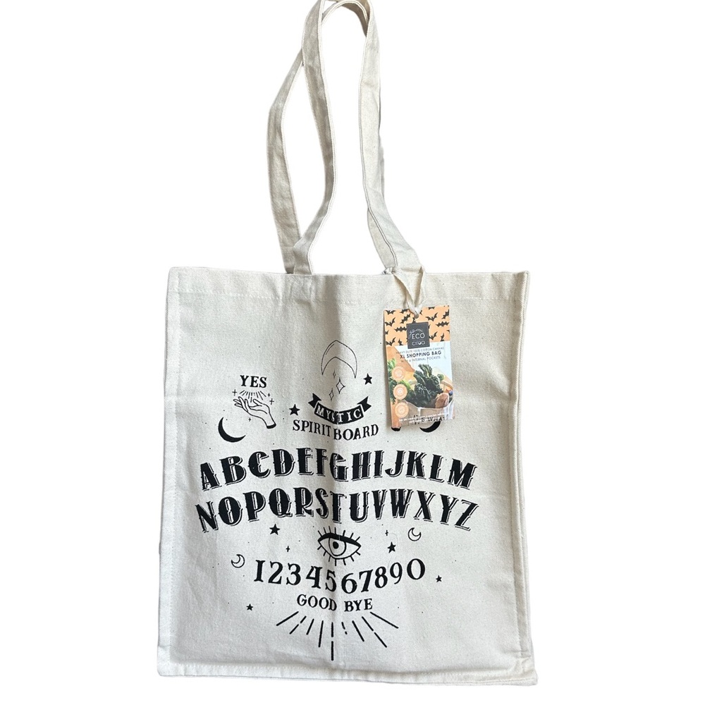 Halloween Heavy Duty XL Canvas Shopping Tote Bag - Picture 6 of 7